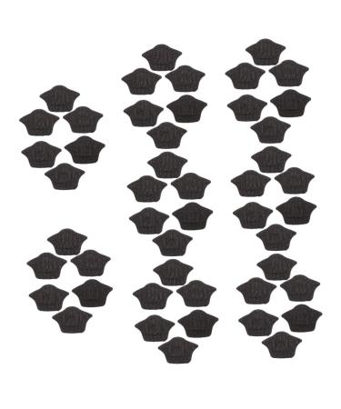 FRCOLOR 24 Pairs Cuttable Half Size Stickers Invisible Heel Sticker Insoles for Heels Heel Cushions for Womens Shoes Heel Grips for Women Shoes Heel Cloth Women's Supplies Thicken