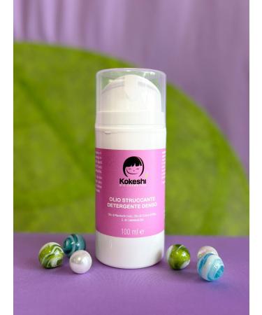 KOKESHI BIO COSMETICS Denso Cleansing Makeup Removing Oil 100 ml with almond oil and calendula