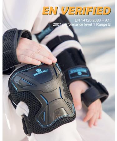 Kids/Toddler Skate Protective Gear Set - Rainbow M Size (5-14 Years) | Knee Pads, Elbow Pads, Wrist Guards - Buy Online on GoSupps.com