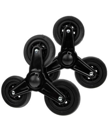 SOLUSTRE 1 Pair Shopping Wheel Automotive Wheels Triangle Trolley Wheels Wheel for Cart To Rotate Truck Heavy