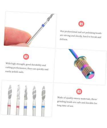 Housoutil 1 Set Nail Polisher Nail Grooming Kit Nails Gel Diamond Grinding Head Electric Nail File Power Tools Cleaning Gel Hat with Ponytail Wig Para U as Pedicure Corundum Manicure Tools - Buy Online on GoSupps.com