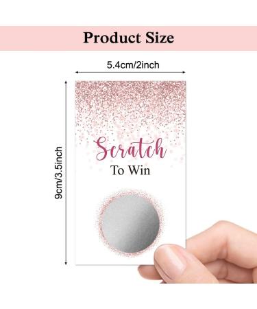Haizct 50 Pack Navy blue and Gold Blank Gift Certificate Scratch Off Cards for Small Business Spa Beauty Makeup Hair Salon Bridal Shower Baby Shower Country Wedding-GK084 - Buy Online on GoSupps.com