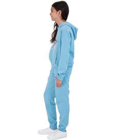 Star Ride Girls 2-Piece Hoodie and Jogger Sweatpant Set 5-6, Stillwater Blue - Buy Online on GoSupps.com