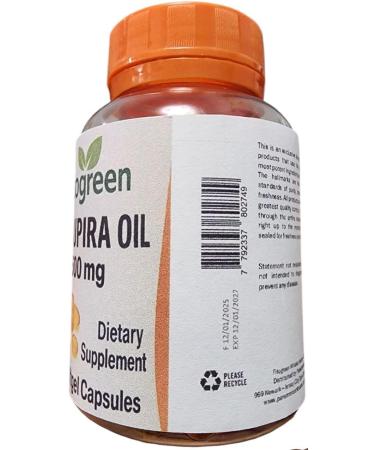 Fitogreen Sucupira Oil (Pterodon emarginatus) 500 Mg - 60 Capsules- Plant Based - Buy Online on GoSupps.com