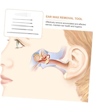 GLEAVI Ear Pick Tool Set - 8 Stainless Steel Ear Cleaners for Kids & Adults | Effective Ear Wax Remover & Cleaning Tools - Buy Online on GoSupps.com