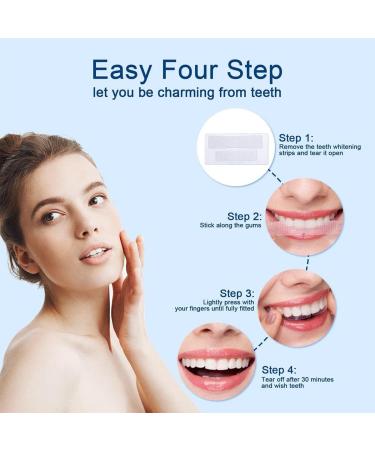 Teeth Whitening Strips - Bright White Stripes for Fast & Effective Tooth Bleaching - Mint Flavor for Stunning White Teeth - Buy Online on GoSupps.com