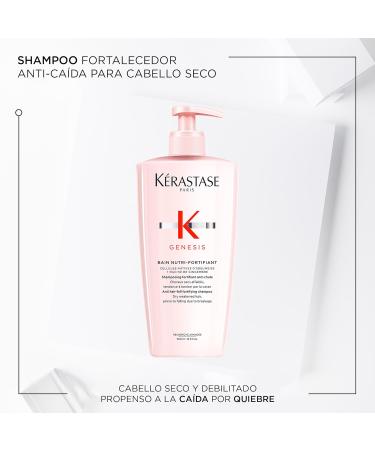 K RASTASE Genesis - Nourishing Strengthening & Anti-Hair Loss Shampoo - For Fragile Dry & Thick Hair - Nutri-Fortifying Bath - 500 ml - Buy Online on GoSupps.com