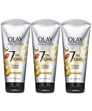 Olay Total Effects Citrus Facial Cleanser and Scrub, 5.0 Ounces (Pack of 3) Citrus Scrub - Buy Online on GoSupps.com