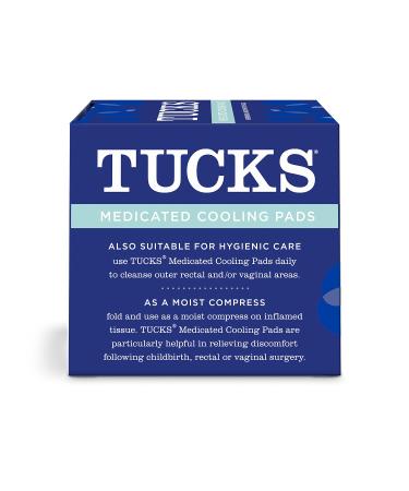 Tucks Medicated Cooling Pads | 100 Count - Soothing Relief for Hemorrhoids - Buy Online on GoSupps.com