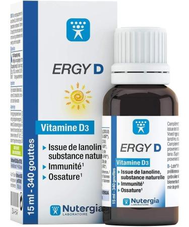 NUTERGIA ERGY D base de Vitamine D3 - lot de 2 Boites (2) - Buy Online on GoSupps.com