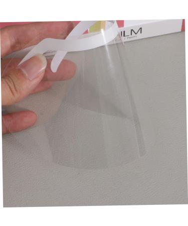 50pcs Salon Mask Hairspray Mask Anti-Fall Hard Plastic Protects Your Face from Hair Sticks - Buy Online on GoSupps.com