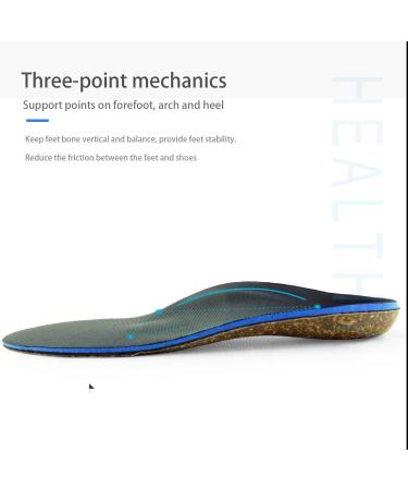 Cork Orthotics Insoles for Women - Neutral Arch Support Full Length Shoe Inserts (Size 7-7.5 Blue) - International Shipping Available - Buy Online on GoSupps.com