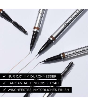  Artdeco ARTDECO 24h Micro Brow Liquid Liner - Micro-fine Eyebrow Pencil for Shaping and Defining - 1 x 1ml - Buy Online on GoSupps.com