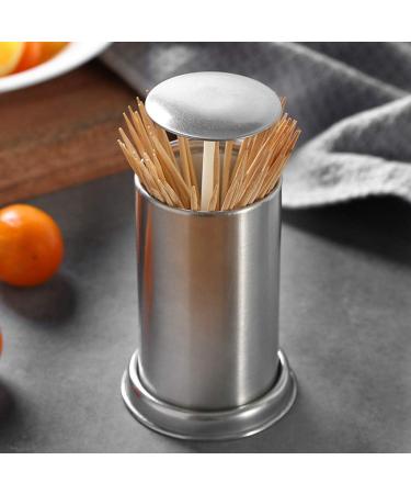 LUOFENG Stainless Steel Automatic Toothpick Dispenser - Retractable Holder & Container for Home Use | International Shipping - Buy Online on GoSupps.com