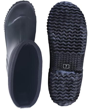 TENGTA Waterproof Insulated Fishing Hunting Boots - Black, Size 9 Women/8 Men - Buy Online on GoSupps.com