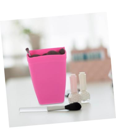 Beavorty Curling Wand Hair Dryers Bathroom Hair Tool Organizer Silicone Bucket Appliance Desktop 18.00X13.00X5.00CM Rosy - Buy Online on GoSupps.com