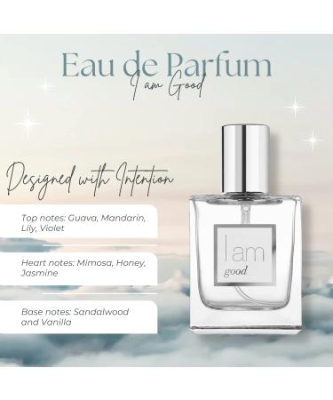 I am GOOD Eau de Parfum - Clean Naturally Scented Womens Perfumes - A Warm Breeze of Fresh Blooms Guava Sweet Mandarin Mimosa Honey Sandalwood and Vanilla (1.7 oz Spray Bottle) 1.7 Fl Oz (Pack of 1) Good - Buy Online on GoSupps.com