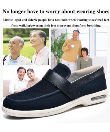 Unisex Diabetic Slippers for Plantar Fasciitis - Adjustable Orthopedic Shoes for Swollen & Sensitive Feet | Ideal Comfort for Men & Women - Buy Online on GoSupps.com