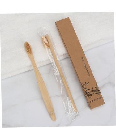 FRCOLOR 6pcs Wooden Toothbrush Set - Soft Bristles Travel-Friendly Pack - Buy Online on GoSupps.com
