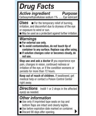 Refresh Liquigel Lubricant Eye Drops Soothing Gel - 0.5 fl oz Pack of 5 - Buy Online on GoSupps.com