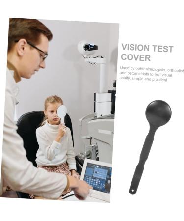 SOESFOUFU 3pcs Vision Test Baffle Handheld Eye Occluder Eye Exam Tools Eye Patch for Glasses Eye Cover Plastic Black 24.00X6.00X0.50CM - Buy Online on GoSupps.com
