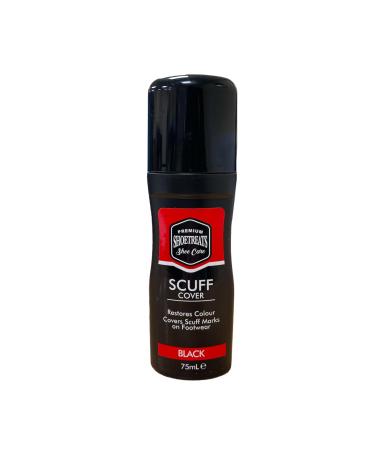 County Sales Shoetreats Shoe Care Scuff Cover - Black - 75ml - Instant Shine Liquid Shoe Boot - For Smooth Leather - Work Casual and Dress Shoes - Buy Online on GoSupps.com