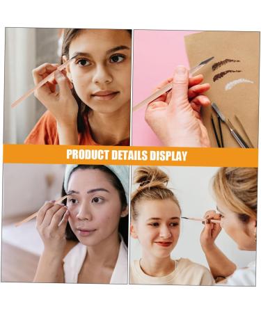  LOLIPPYY 2 Pieces Waterproof Wooden Eyebrow Pencil for Natural Eyebrow Shaping Durable Easy to Use for Women Beginners Precision Application for Various Occasions - Buy Online on GoSupps.com