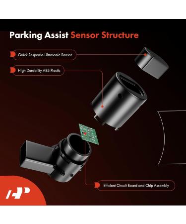A-Premium Reverse Backup Parking Assist Sensor Compatible with Select Mercedes-Benz Models - C300 C350e C400 C450 AMG C63 AMG C63 AMG S E250 E300 E350 E400 E550 E63 AMG GLE350d - Buy Online on GoSupps.com