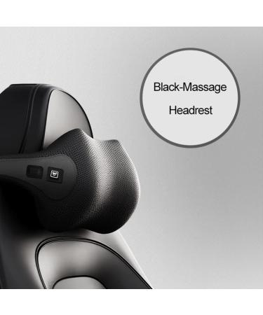 Yessetry Black Massage Neck Support Pillow - Car & Home Back Support Headrest with Human Simulation Massage - Buy Online on GoSupps.com