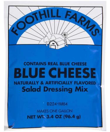 Foothill Farms Blue Cheese Dressing Mix 3.4oz - Case of 18 - Buy Online on GoSupps.com