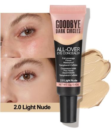 Blemish Concealer Face Concealer Lightweight waterproof eye concealer 12G Eye primer liquid foundation cosmetic for all day wear 20 Light nude B - Buy Online on GoSupps.com