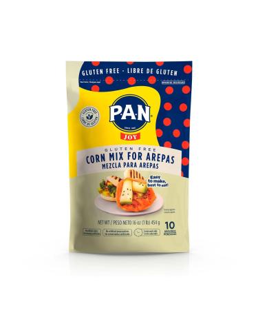 P.A.N Corn Mix for Arepas  Gluten Free Easy to Prepare Flour 1 lb. (Pack of 1) 1 Pound (Pack of 1)