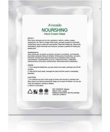 5 Pairs MOND'SUB Avocado Moisturizing Hand Masks | Hydrating Gloves for Dry Hand and Dry Skin | Nourishing & Soothing & Whitening |Best Natural Skin Care Products Full with Natural Oil - Buy Online on GoSupps.com