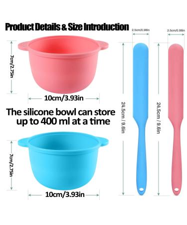 2pcs Silicone Wax Warmer Liner Set | Easy-Clean Pot & Spatulas for Hair Removal | Non-Stick Bowl Replacement | Reusable Waxing Tools for Hard Wax Heater - Buy Online on GoSupps.com