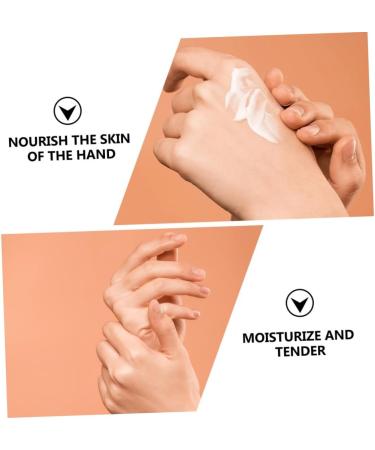 Gogogmee 2 Pairs Hand Exfoliant Cover Moisturizing Gloves Hand Dead Skin Remover Nourishing Hand Cover Hand Care Mask for Hand Moisturizing Gel Socks Non-Woven Fabric White - Buy Online on GoSupps.com
