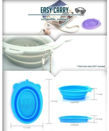 Freetune Foldable Shaving Bowl | Multi-Purpose Silicone & Rubber Pocket Size | Durable & Flexible Black Bowl for Travel - Buy Online on GoSupps.com