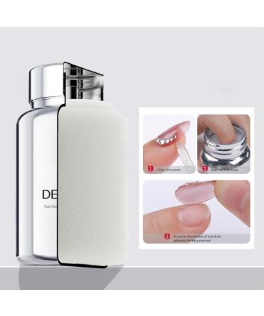 Nail adhesive remover advanced removal 80 ml multifunctional gel glue remover optimized cleaning process precise formula for fingernails and toenails use - Buy Online on GoSupps.com