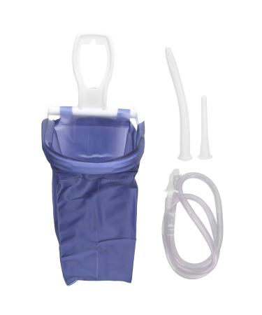 Enema Bag Kit ANGGREK 1.6L Enema Bag Unisex Men Women Home Folding Colon Cleansing Bag Tube Tips Set