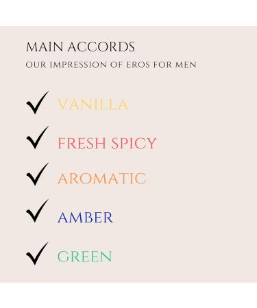 Mens Perfum Oil | Scented Body Oil Alt Type Fragrance For Man Travel Size Cologne Roll On Glass Bottle Long Lasting Scent (VersaceEros-Inspired) - Buy Online on GoSupps.com