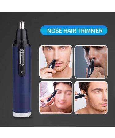 Portable USB Rechargeable Ear and Nose Hair Trimmer for Men & Women | Facial Hair Trimmer with Protective Cover - Buy Online on GoSupps.com
