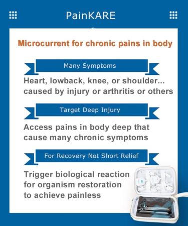 PainKARE Microcurrent Device for Chronic Symptoms Deep in Body Trunk One Device and 20 Electrodes (up to 15 Treatments) - Buy Online on GoSupps.com