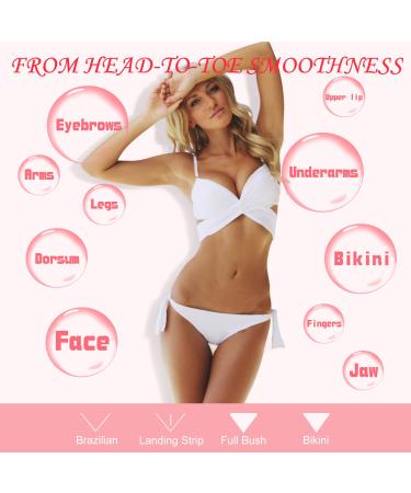 ANREACHO 17.5oz Wax Beads for Hair Removal | Brazilian Waxing Beads for Bikini, Face & Body | At-Home Hard Wax Beans Refill Kit - 10pcs Included - Buy Online on GoSupps.com