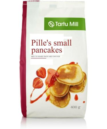 2x400g Thick Small Pancake Mix Instant Powder Dough Just add Water or Milk | Tartu Mill 0.8Kg - Buy Online on GoSupps.com