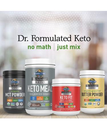 Garden of Life Dr. Formulated Keto Meal Shake - Chocolate 1.54 lbs (700g) | Balanced Low-Carb Nutrition - Buy Online on GoSupps.com