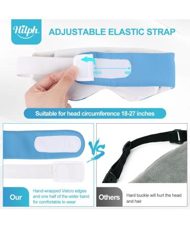 Hilph Heated Eye Mask for Dry Eyes - Warm Compress for Blepharitis, Stye, Puffy Eyes and Dark Circles - Buy Online on GoSupps.com