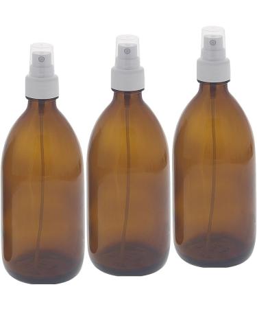 Buy 3 250ml Brown Glass Spray Bottles with Atomizer | Kosmetex Narrow Neck Bottles for Effective Dispensing | International Shipping Available - Buy Online on GoSupps.com