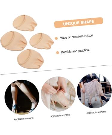 4 Pairs Forefoot Pad High Heel Invisible Socks - Comfortable Seamless Women s Half Liner Socks - Buy Online on GoSupps.com