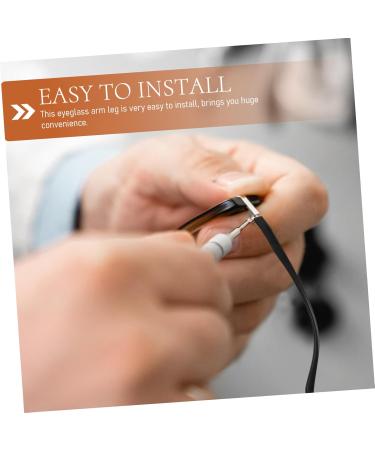 Universal Glasses Leg Bracket | Eyeglasses Parts & Repair Kit | TR90 Men & Women | Black Replacement Frames - Buy Online on GoSupps.com