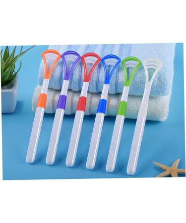 Buy SOLUSTRE Tongue Cleaning Tools - Tongue Brush Scraper & Cleaner for Adults | Effective Oral Hygiene - Buy Online on GoSupps.com