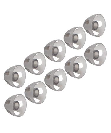 10 hearing aids earplugs open silicone tip spare parts Open arched hearing aid earplugs soft earplugs for headphones spare parts for hearing aids (m)